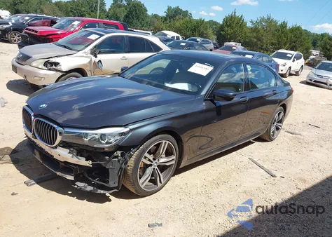 2019 BMW 740I xDrive z USA, uszkodzony, nr VIN WBA7E4C58KGV28763